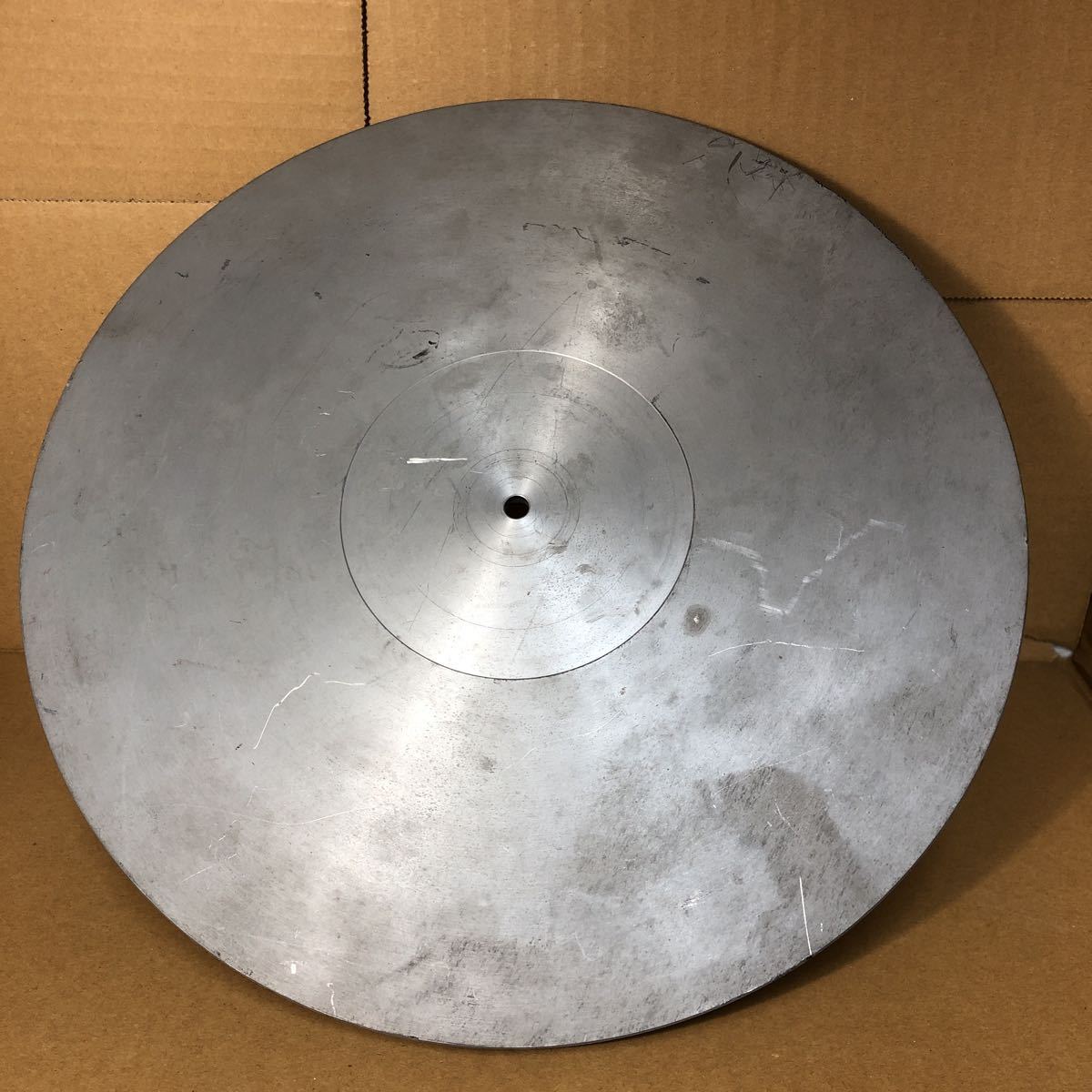 アルミ合金製 5mm ターンテーブルシート レコード プレート テー m731 