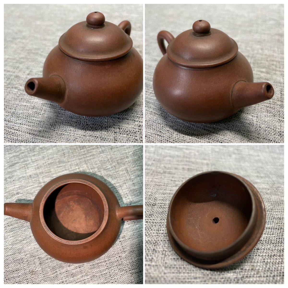 1円スタート 14◇唐物 在銘 朱泥 急須 煎茶道具◇茶器 中国美術 蔵出し