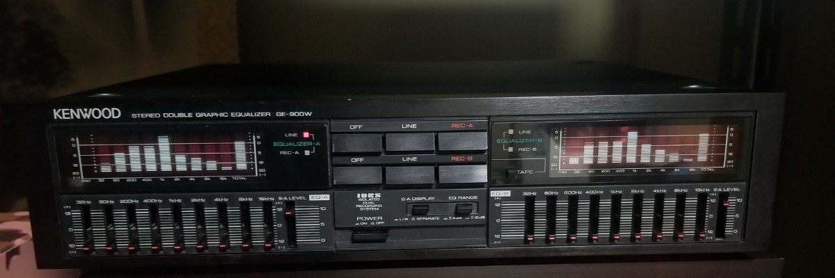 動作品 KENWOOD ケンウッド イコライザー GE-900W 日本製 グラフィック