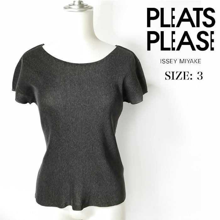 PLEATS PLEASE イッセイミヤケ メッシュ 半袖トップス 2色セット