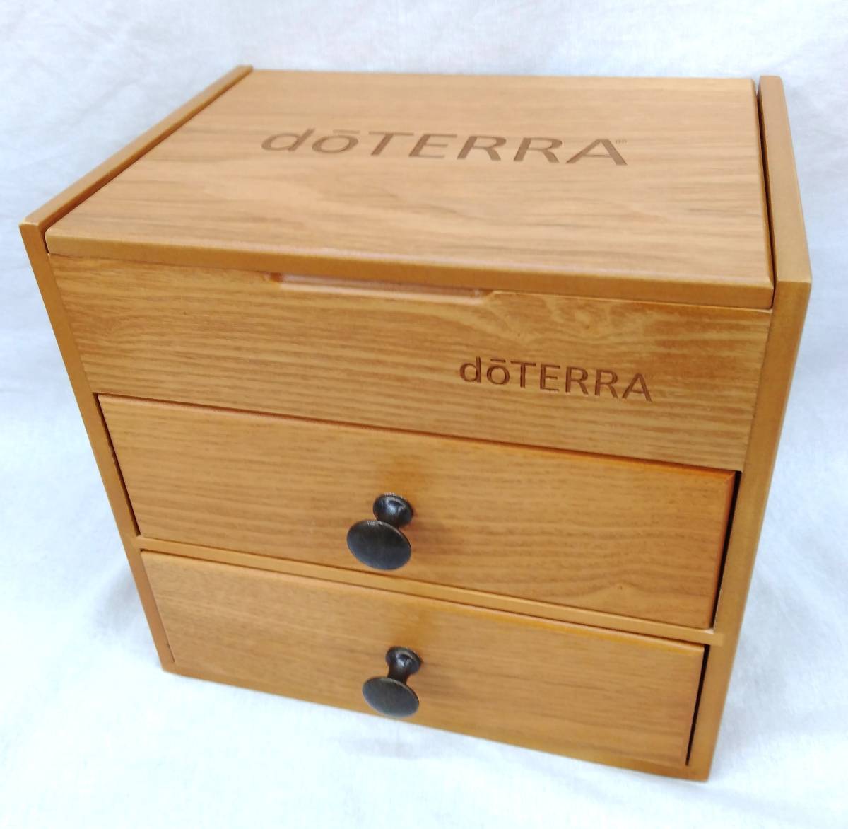 超美品】ドテラ doTERRA ウッドボックス 3段 木箱 【公式通販】