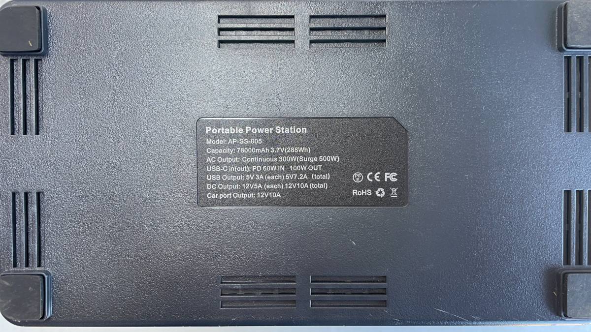 ポータブル 電源 PSE 認証済 ワイヤレス 288Wh/78000mAh
