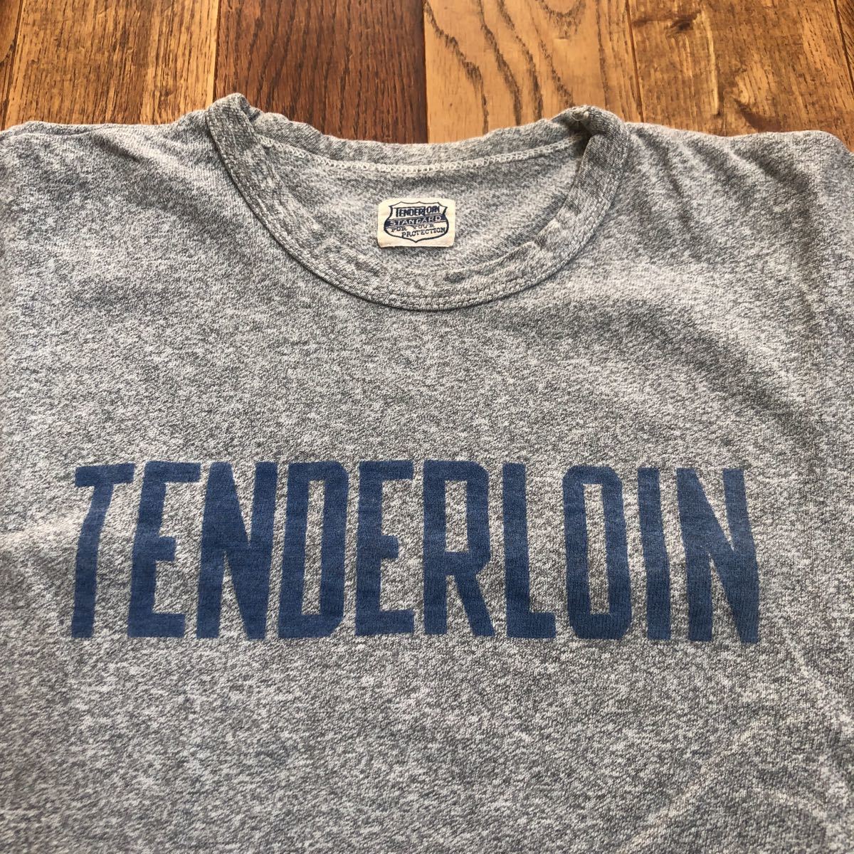 テンダーロイン Tシャツ ワークシャツ ワッペン チェーンステッチ M