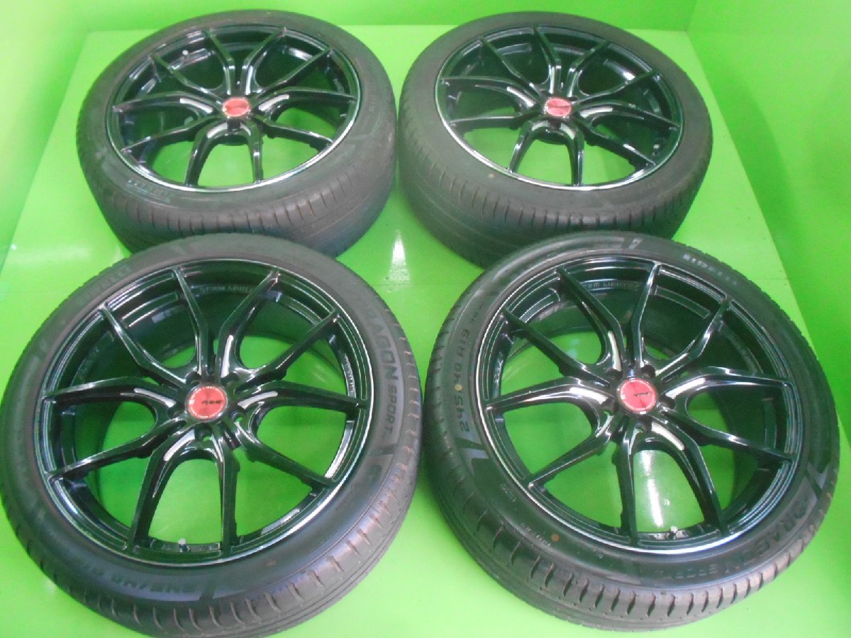 レイズ グラムライツ57FXX 19インチ pcd100 5穴 8J 50 4本（RAYS 