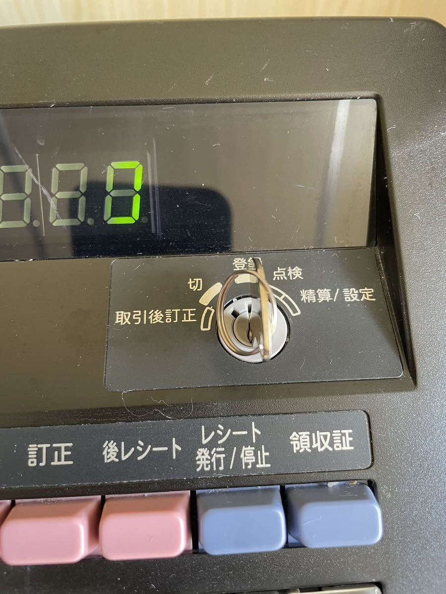 ジャンク シャープ☆電子レジスタ 8部門 XE-A147 バッテリー無し 電子