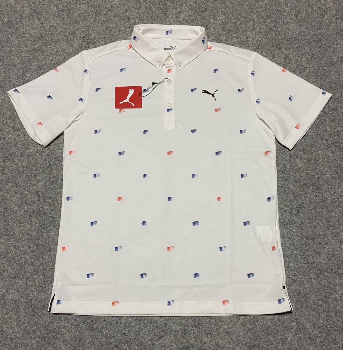 送料350円～◇新品◇PUMA GOLF プーマゴルフ◇XXLサイズ◇FORM STRIPEグラフィック SS ポロシャツ _1