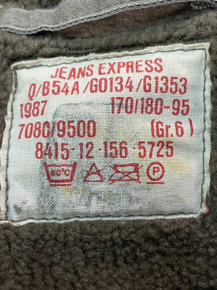 Wi809 JEANS EXPRESS ドイツ軍 80s ヴィンテージ モッズコート