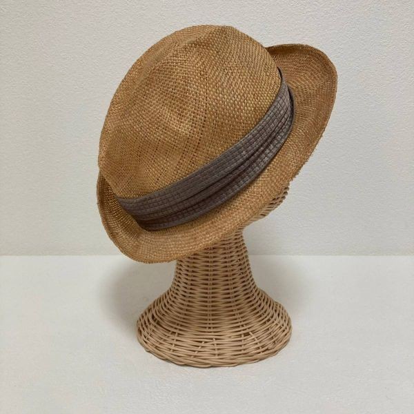 ◆お洒落な逸品◆CA4LA/カシラ 帽子 麦わら帽子 パナマ帽　カンカン帽　ベージュ メンズ ONE ON3562