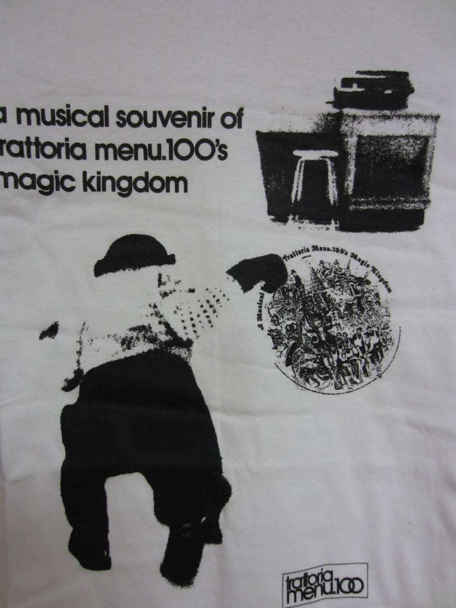 Trattoria Menu 100初回盤付属TシャツメンズLサイズ (未使用) Trattoria Menu 100初回盤付属TシャツメンズLサイズ (未使用
