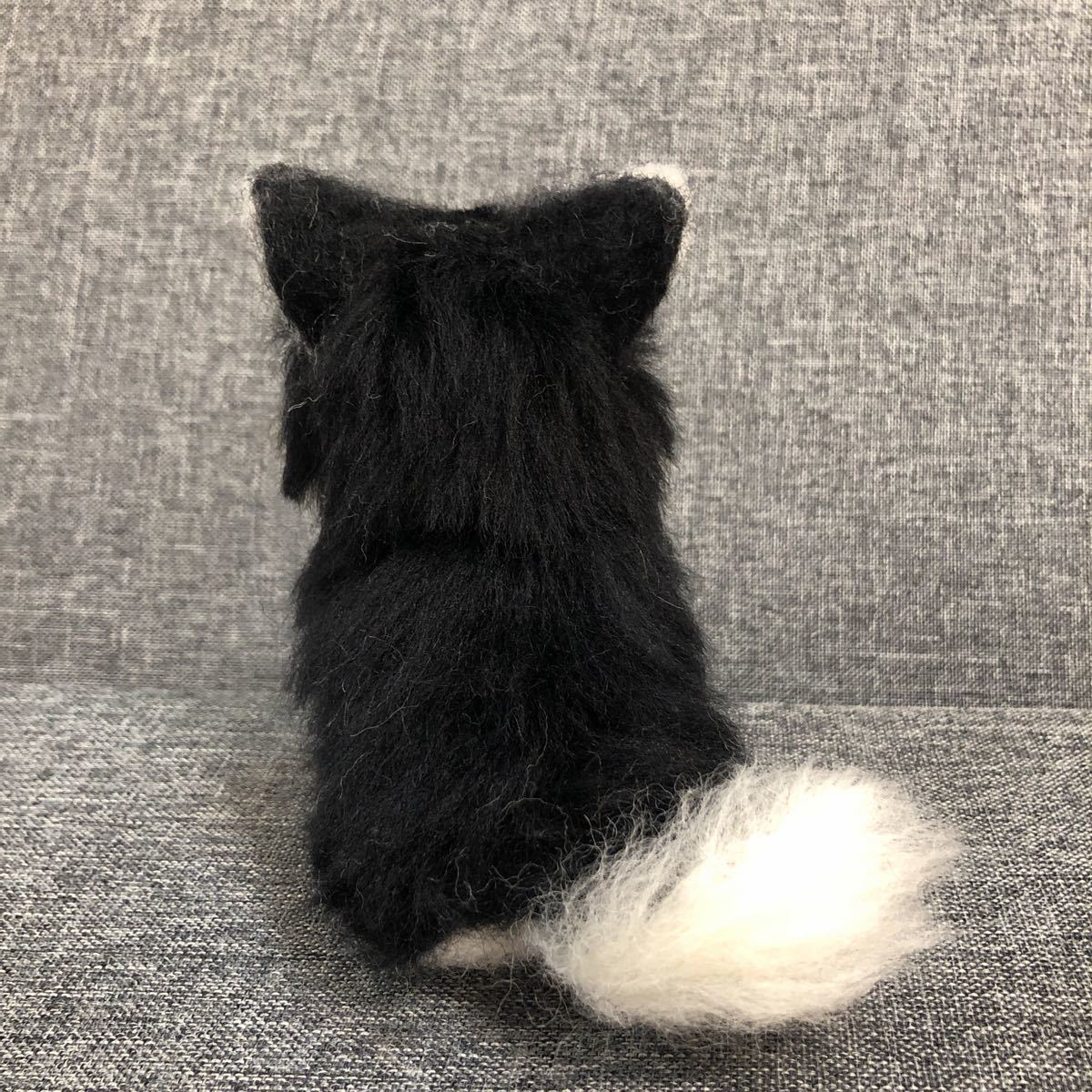 ☆leo&miku☆ 羊毛フェルトチワワブラックタン 犬 ハンドメイド いぬ