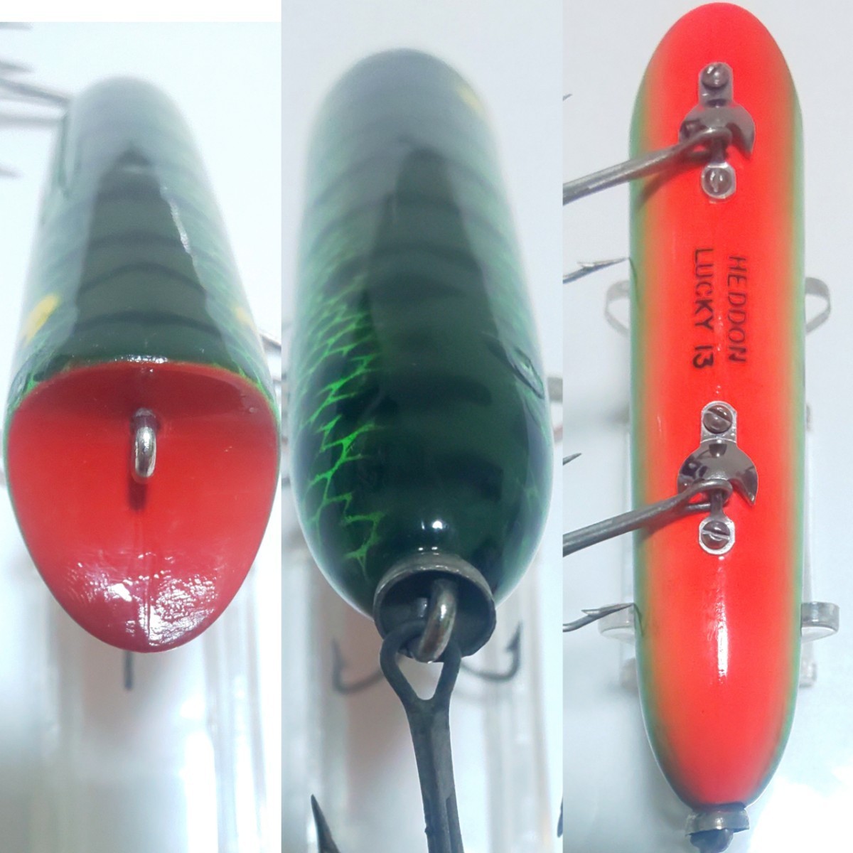 オールドヘドン ラッキー13 GR 縦割れ 吹き目 OLD HEDDON LUCKY13