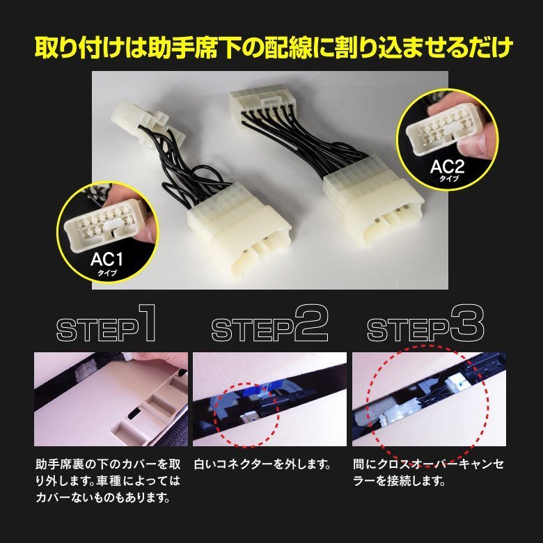 ネコポス送料無料】クロスオーバーキャンセラー AC2 20系 アルファード