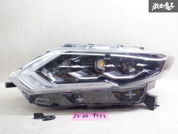 天*神様 t32 エクストレイル　後期LED ヘッドライト 左右セット　ジャンク 日産純正 T32 エクストレイル 後期 LED ヘッドライト ヘッドランプ 左