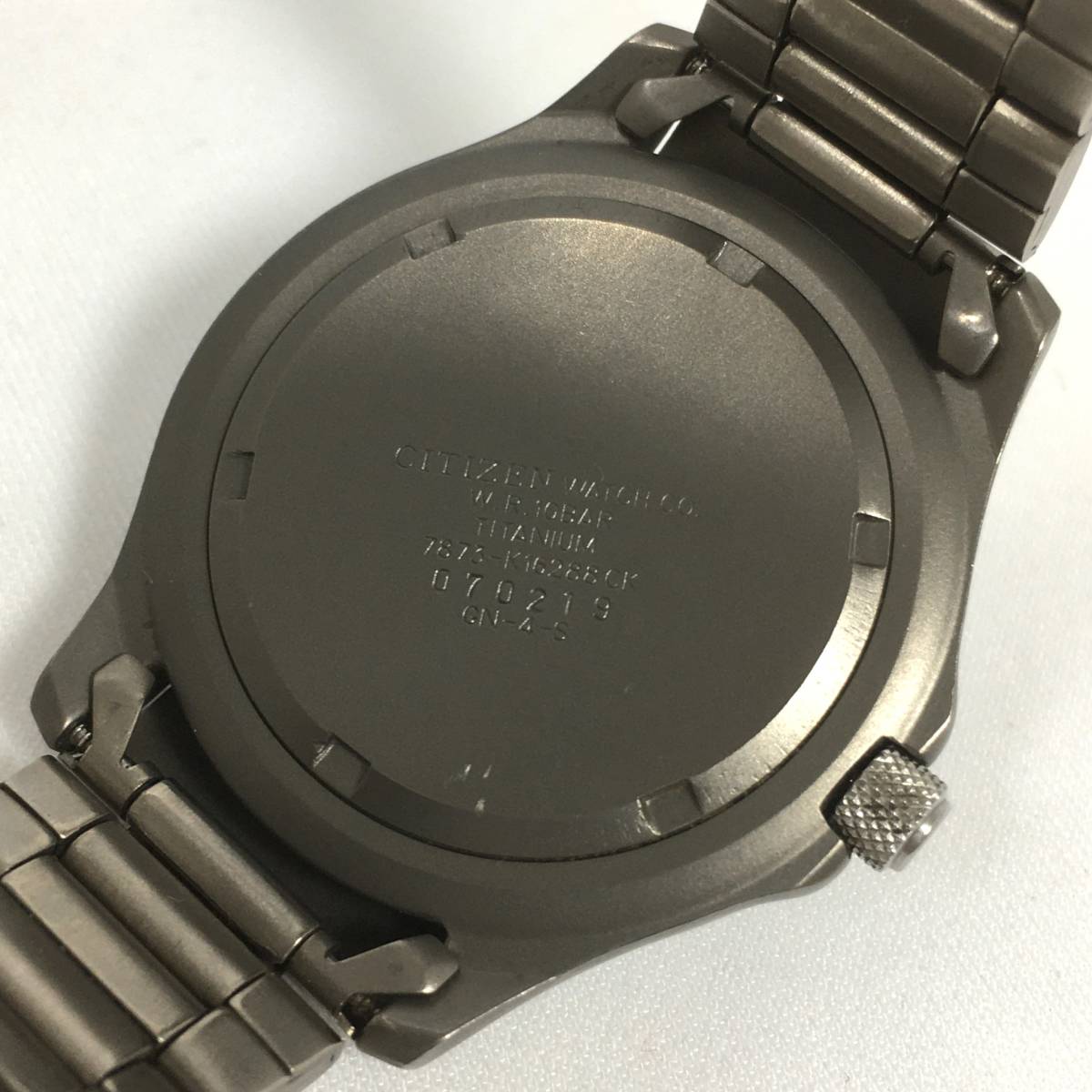 シチズン オキシー 7873-K16288 エコ・ドライブ ホワイト 文字盤 