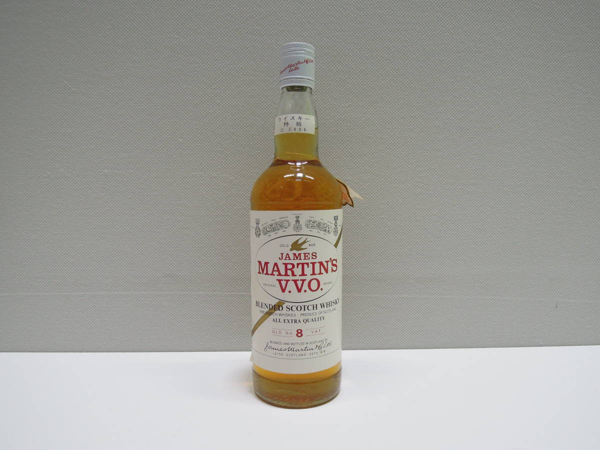 14777 酒祭 洋酒祭 ジェームス マーティン VVO 8年 750ml 43度 未開栓