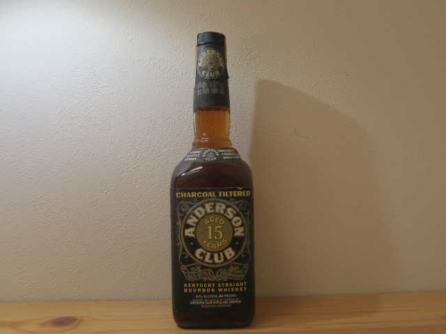 古酒 未開栓 超希少品 ANDERSON CLUB 15yo アンダーソン クラブ15年