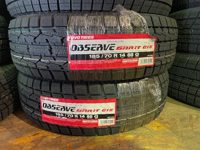 新品ハンパ2本 処分 送料無料(一部地域を除く) 185/70R14 トーヨー スタッドレス
