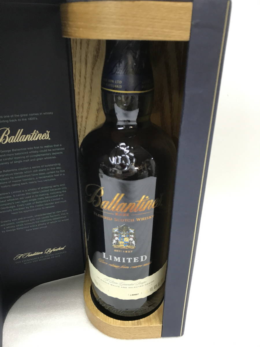  Ballantine's バランタイン レア リミテッド ブルーキャップ 40％ 700ml 箱付き 未開栓品 u0622_11_38(スコッチ)｜売買されたオークション情報、yahooの商品情報をアーカイブ公開 - オークファン スコッチ