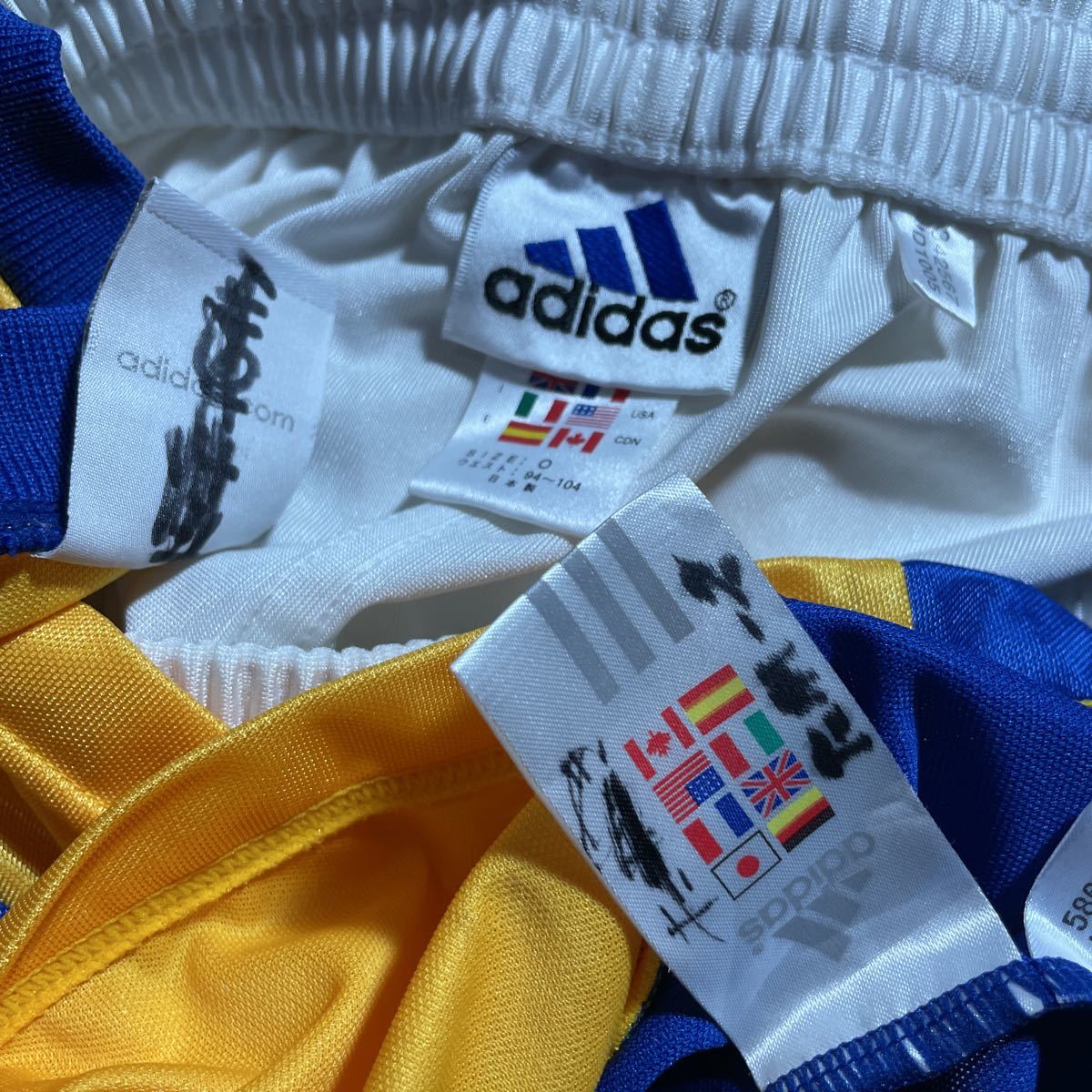 東海大学 サッカー部 支給 着用 アディダス adidas ユニフォーム 3本