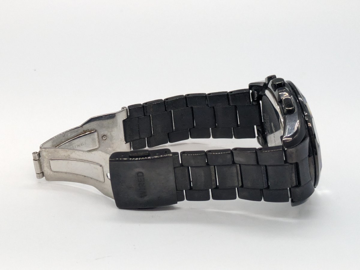 SEIKO セイコー WIRED ワイアード 7T12-0AT0 クロノグラフ デイト 