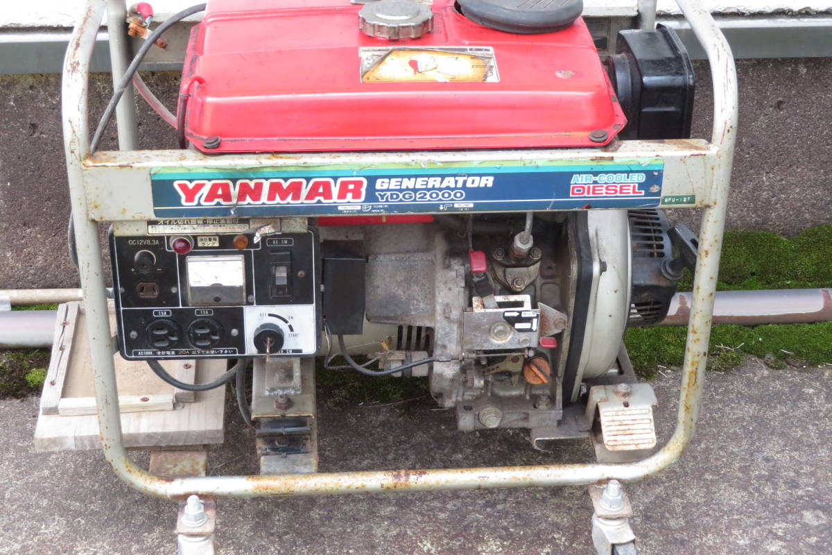 ヤンマー ディーゼル発電機 YDG2000 50Hz セル付 - Yahoo!オークション 