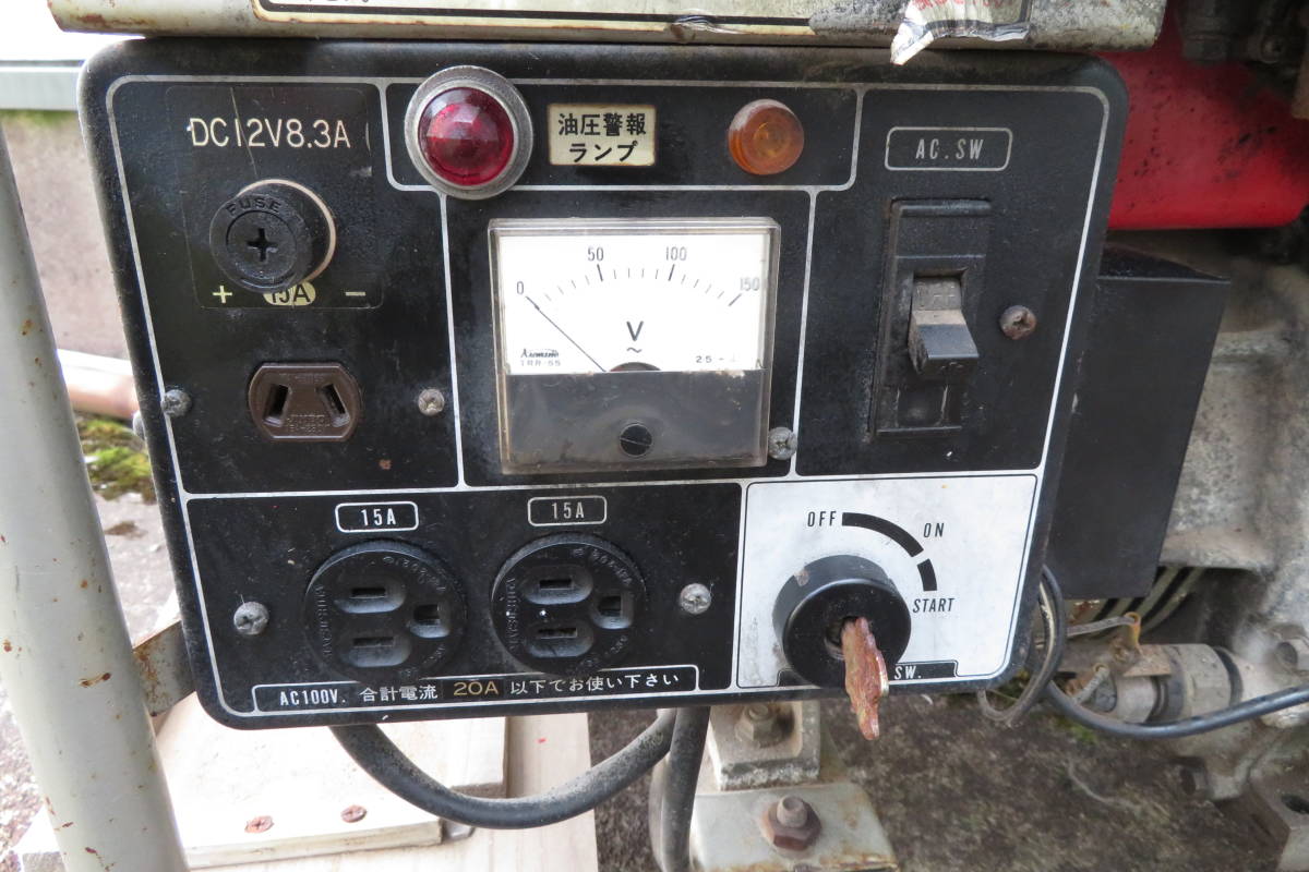 ヤンマー ディーゼル発電機 YDG2000 - 100V 発電機 ディーゼルエンジン