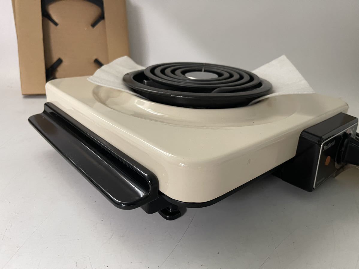 品 NATIONAL NK-1000A 卓上 クッキングヒーター 専用五徳付き