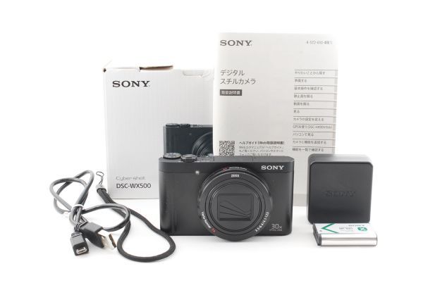 a381☆美品☆ ソニー SONY Cyber-shot DSC-WX500 ブラック 【公式通販】