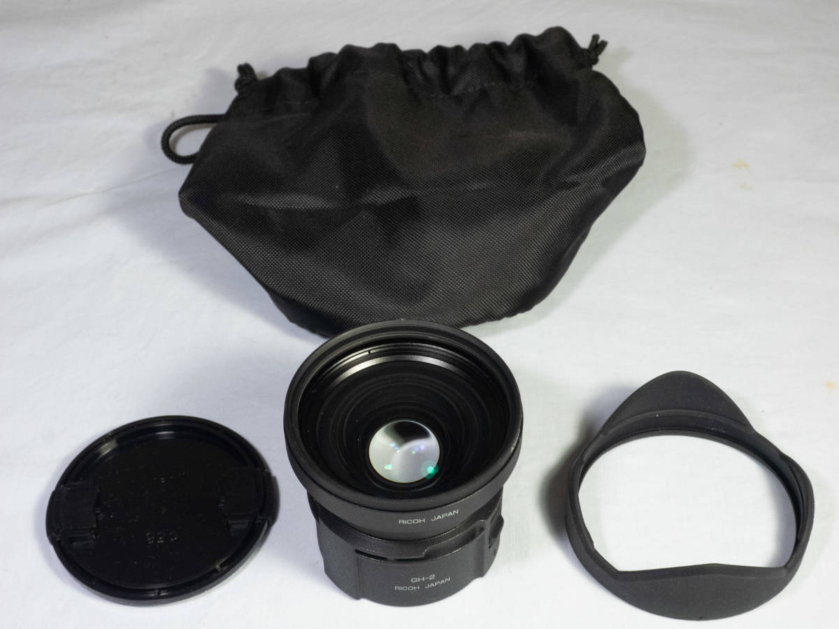 美品【 RICHO GRデジタル用 ワイドコンバーターGW2＋アダプターGH2