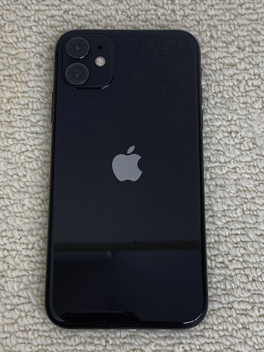 iPhone11 MWM02J/A ブラック 128GB SIMロックなし ネットワーク利用 