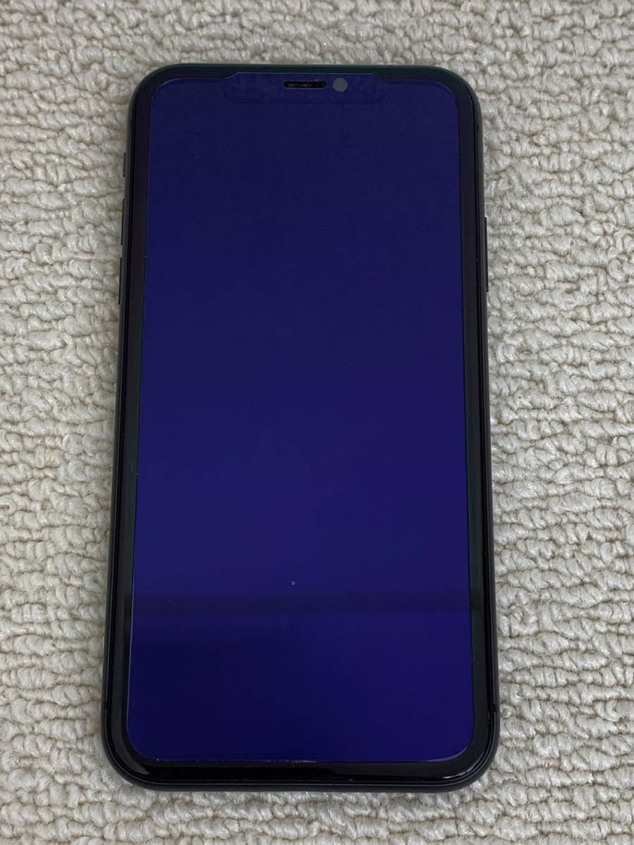 iPhone11 MWM02J/A ブラック 128GB SIMロックなし ネットワーク利用 