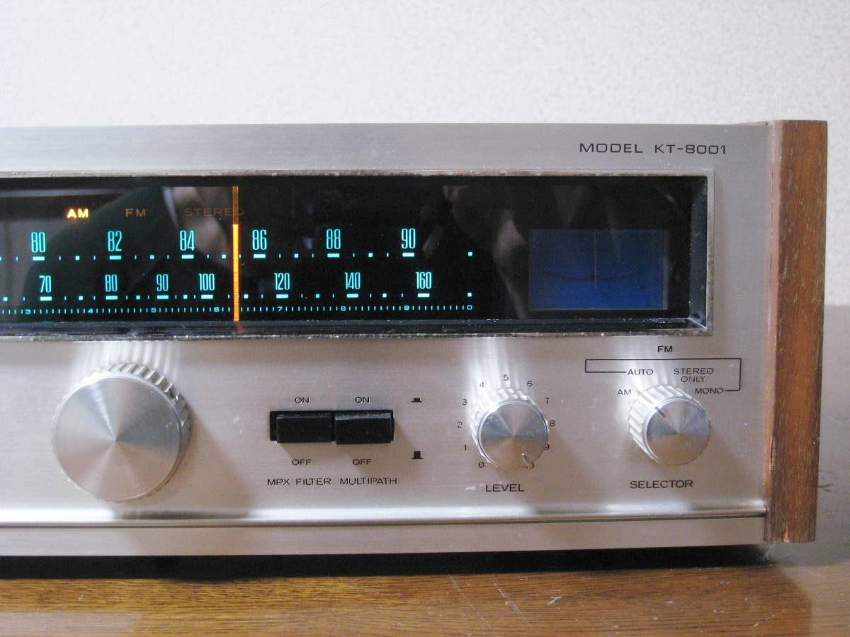 値下げ　TRIO KT-8001 AM/FM ステレオチューナー 本体 整備済み TRIO（トリオ） KT-8001 FM/AMチューナー 整備済み 完動品 【公式通販】