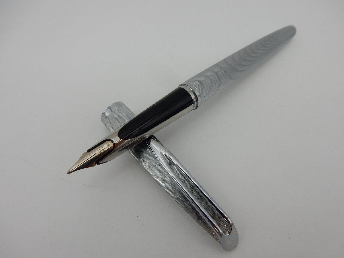 ウォーターマン CF モアレ 万年筆 WATERMAN 18K 18K750 ビンテージ 美