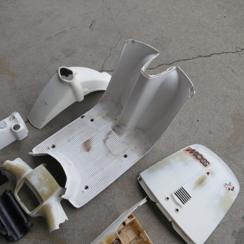 □【Tact タクト AB07 6V車】純正カウルSET ベースに□K30315 タクト