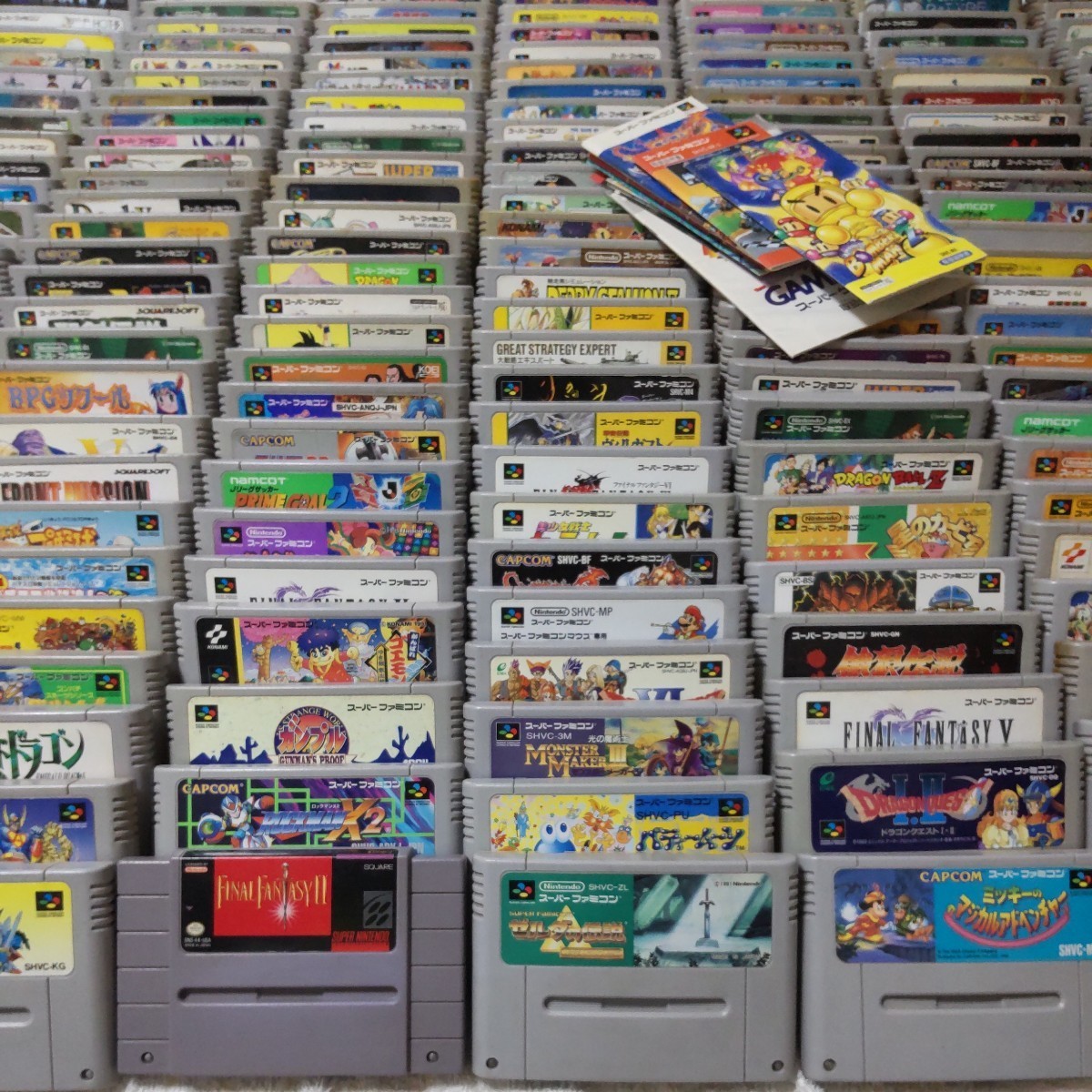 大量 200本以上】1円〜スタート SFC スーパーファミコン ゲームソフト  