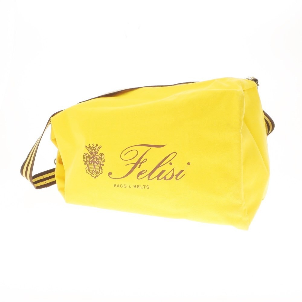 最安値，お得 【中古】フェリージ Felisi コットンキャンバス ダッフル 