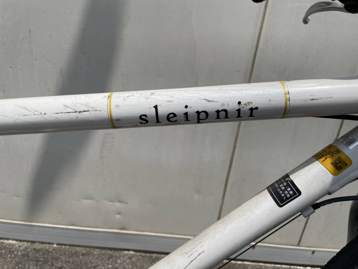 あさひ製SLEIPNIRスレイプニル 700C アルミ 21速 450mm WHITE クロス 