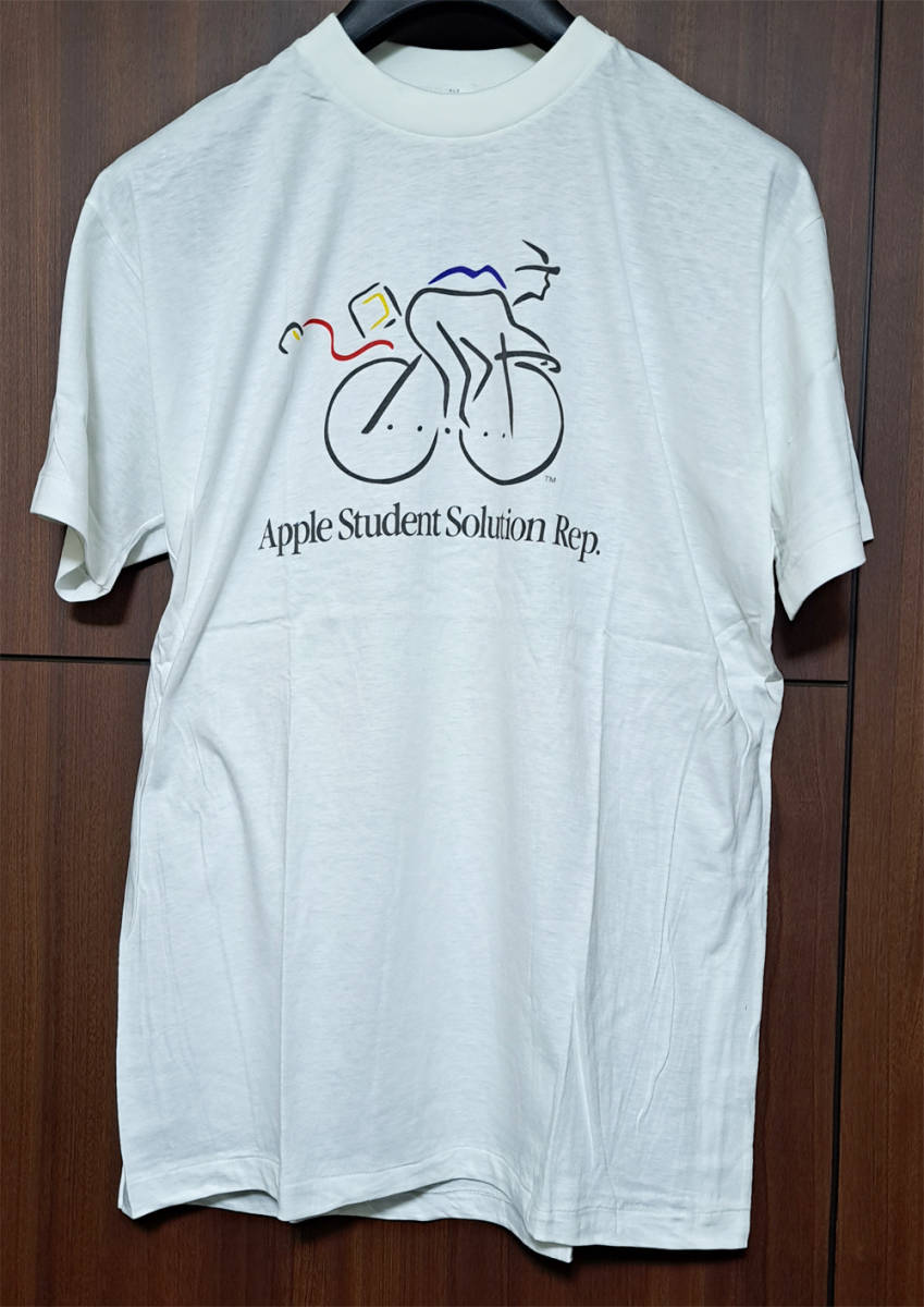 レア Apple T-Shirts Tシャツ Wheels for the mind 自転車 Steve Jobs Student Solution Rep