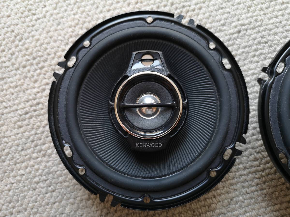 KENWOOD 3WAYコアキシアルスピーカー KFC-1695PS グリル付き 