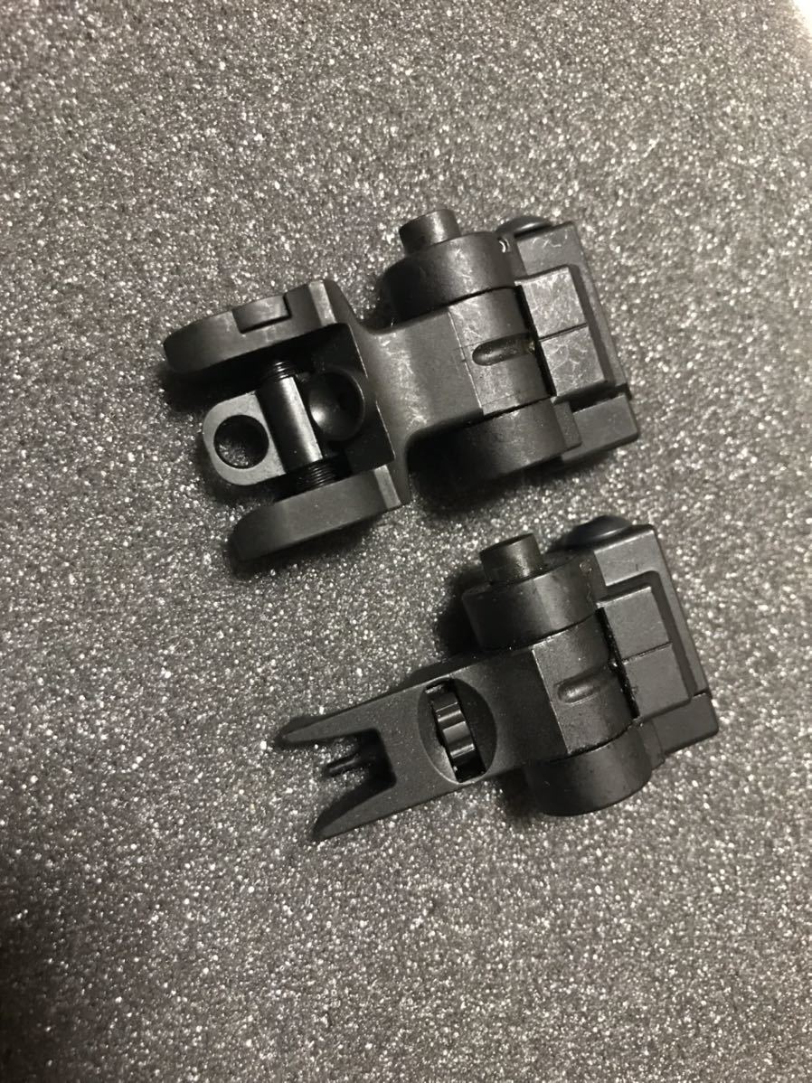 実物 シグ SIG MCX MPX 純正 前後 サイトセット フロント リア SIG MPX