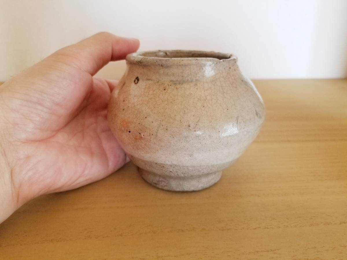 李朝 刷毛目 小壺 塩笥茶碗 香炉 李朝 刷毛目 小壺 塩笥茶碗 香炉 李朝