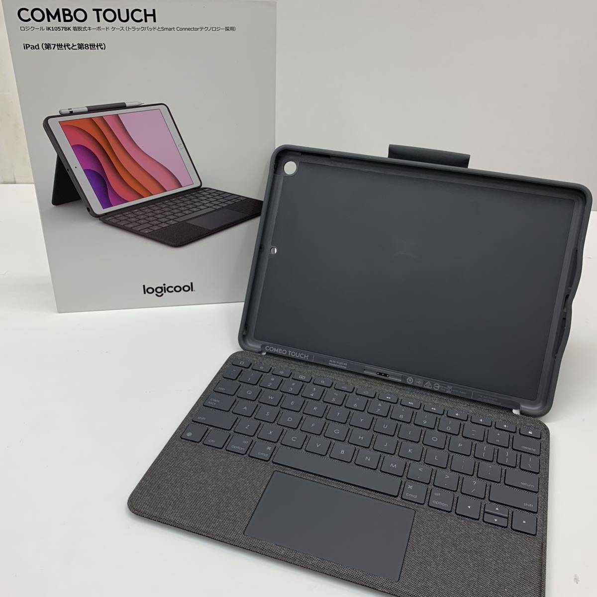 097H484☆Logicool/ロジクール COMBO TOUCH IK1057BK 着脱式キーボード 