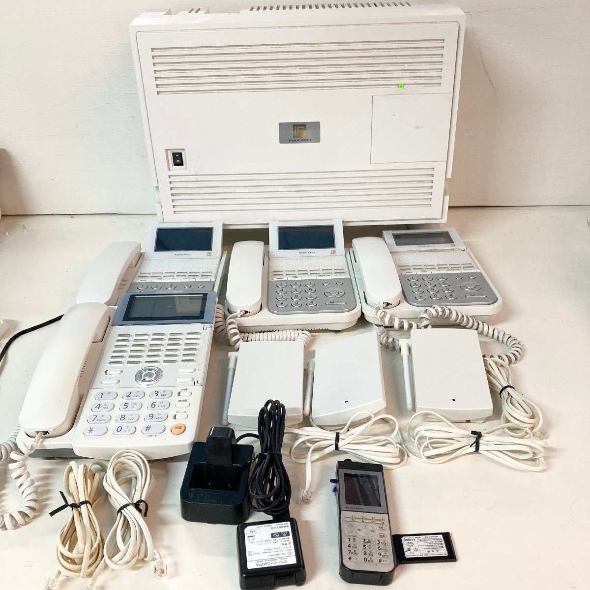 動作OK] ナカヨ NAKAYO NYC-SiS-ME NYC-12Si-SDW 主装置 ボタン電話