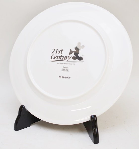 未使用 ディズニー 21世紀記念限定プレート 飾り皿 5000枚限定 
