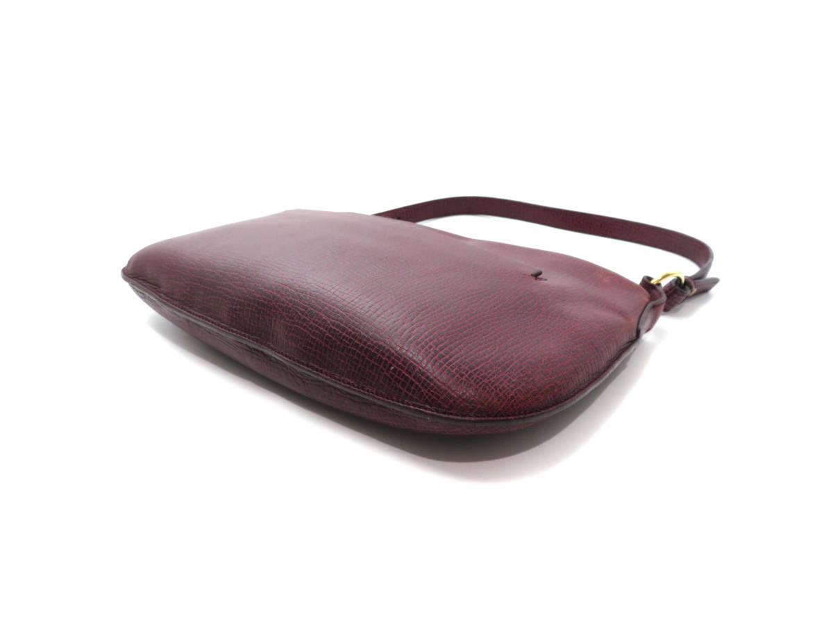 10502 LOEWE ロエベ ロゴ 刻印 本革 レザー ワンショルダーバッグ 
