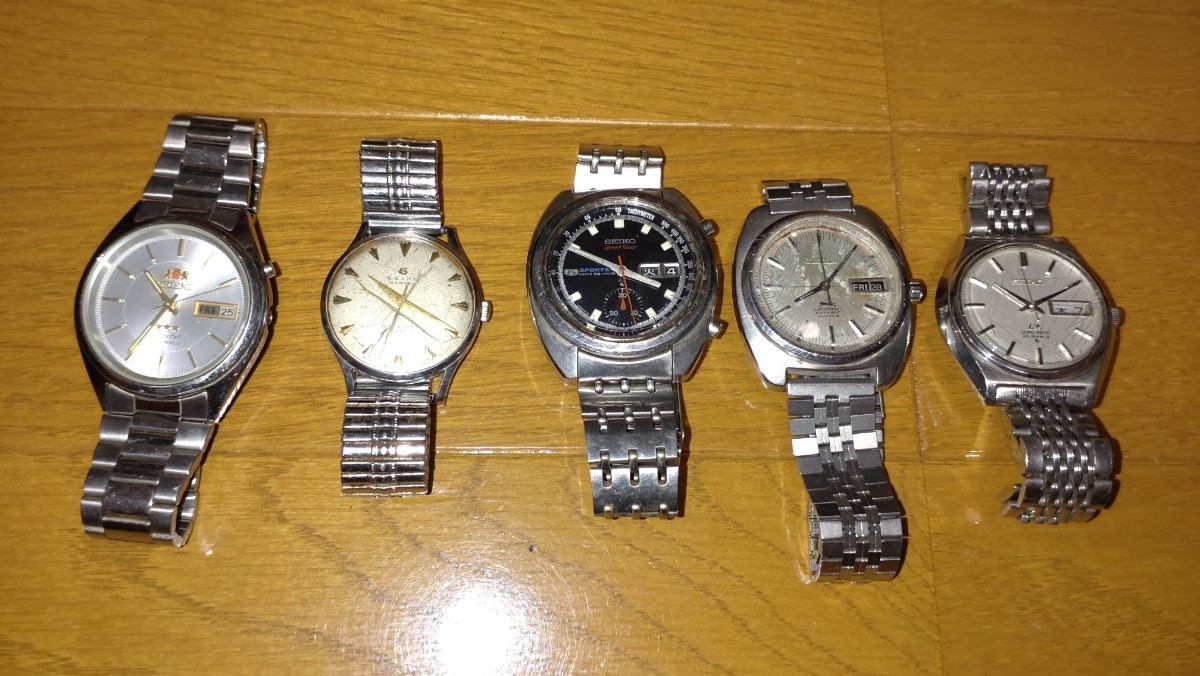 セイコー ロードマチック/セイコー マーベル/オリエント クリスタル/セイコー スピードタイマー/シチズン レオパード/ ビンテージ自動巻