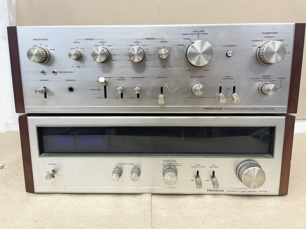 Yahoo!オークション - PIONEER プリメインアンプ TX-710 SA-810 sa-810