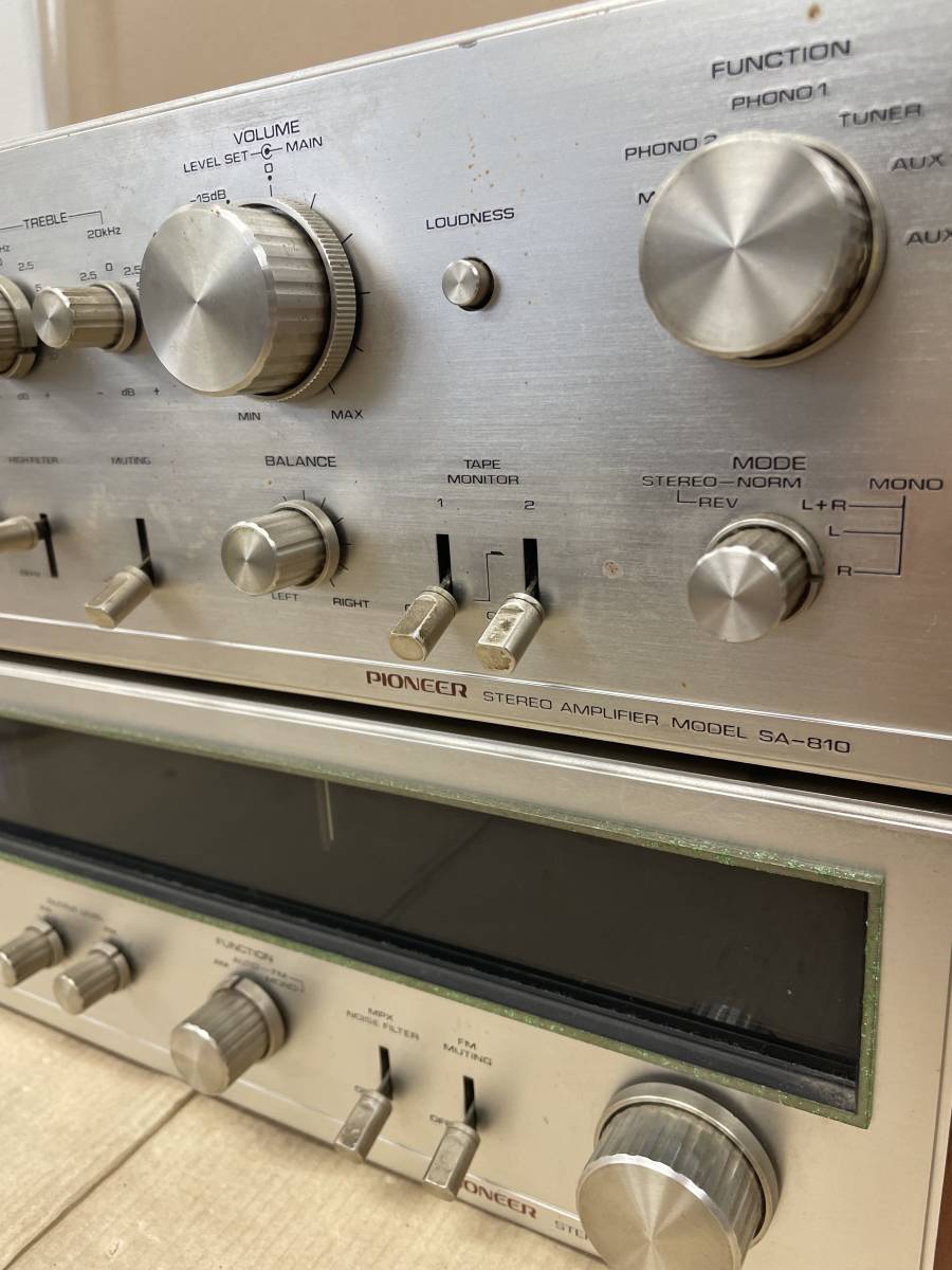 Yahoo!オークション - PIONEER プリメインアンプ TX-710 SA-810 sa-810