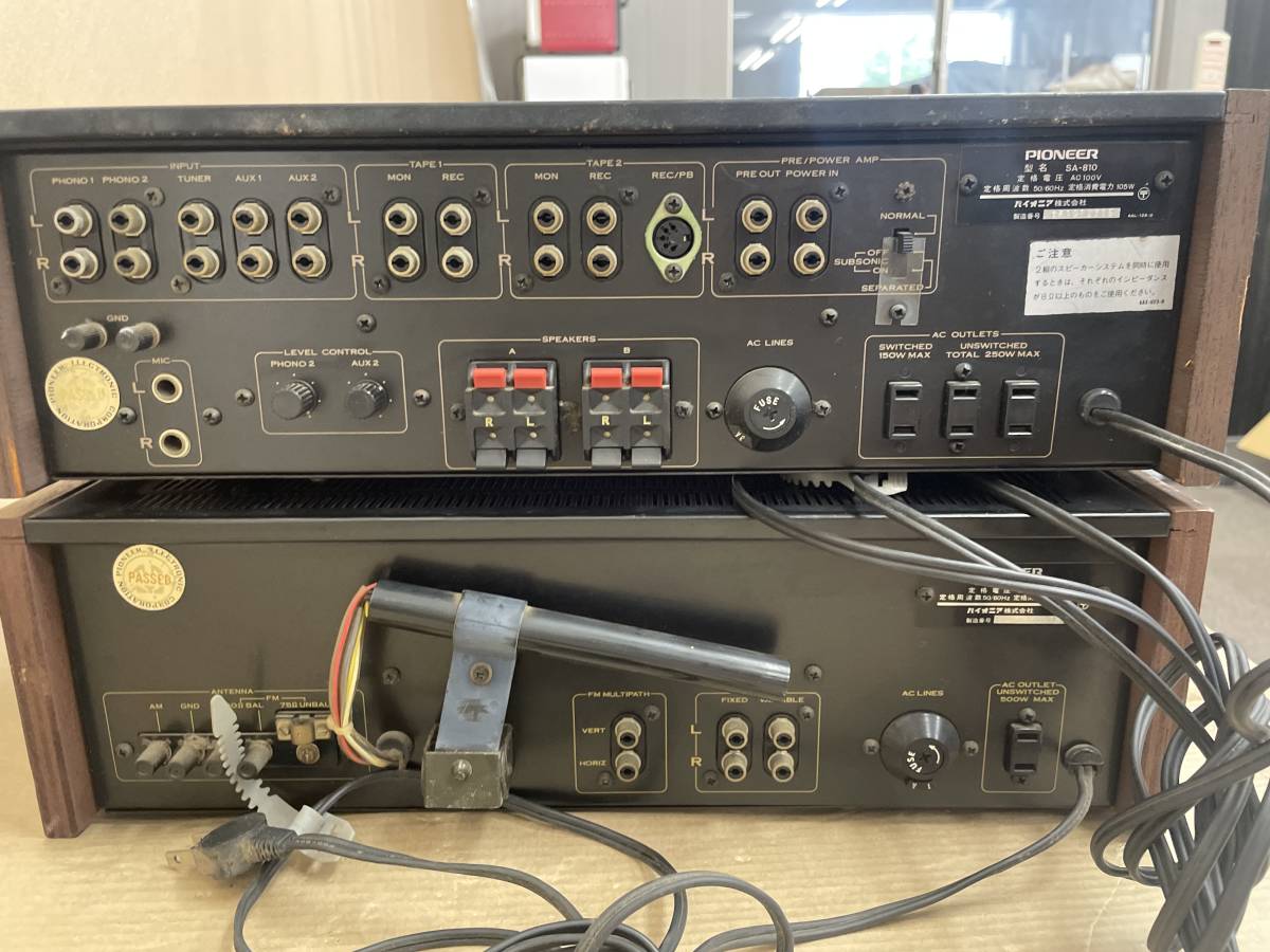 Yahoo!オークション - PIONEER プリメインアンプ TX-710 SA-810 sa-810