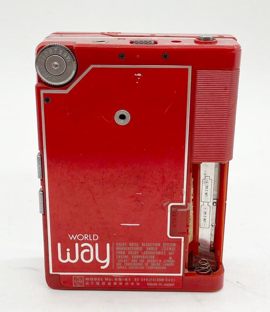 希少！ National RQ-R1 WORLD Way vintage PORTABLE CASSETTE PLAYER